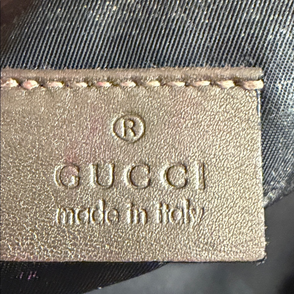 💕 GUCCI Beige/Silver GG Canvas Pochette Bag - 💯Authentic 💕 - Picture 5 of 14